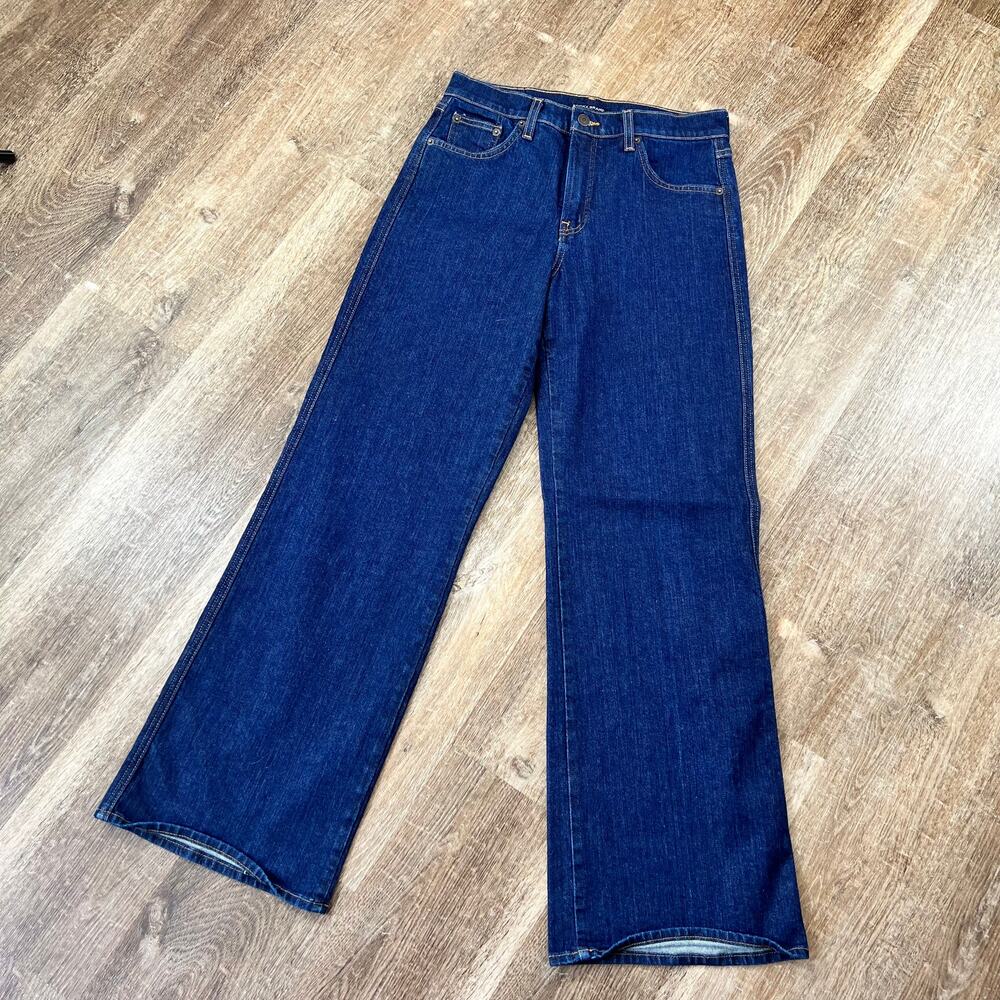 Lucky Brand mid rise authentic wide leg jean dark wash - Picture 2 of 6